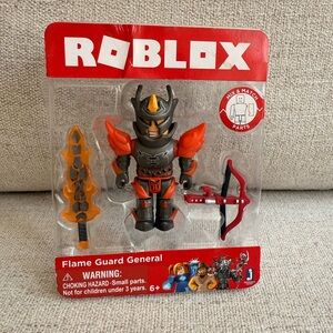 ROBLOX Jazwares Toy Flame Guard General Core Figure RARE Discontinued